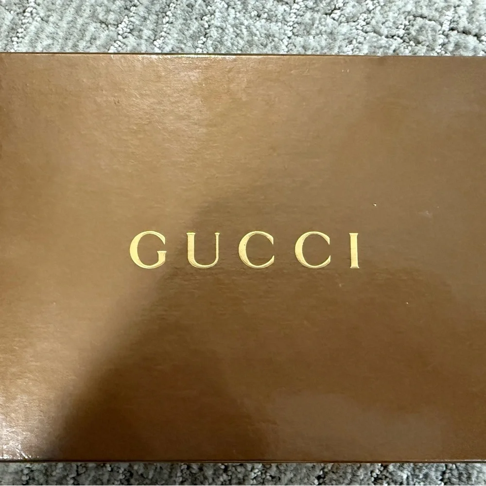 Gucci Cream Guccissima GG Embossed Long Wallet - Picture 9 of 11